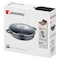 Bergner Classic Novum Shallow Pot With Lid Black 32cm