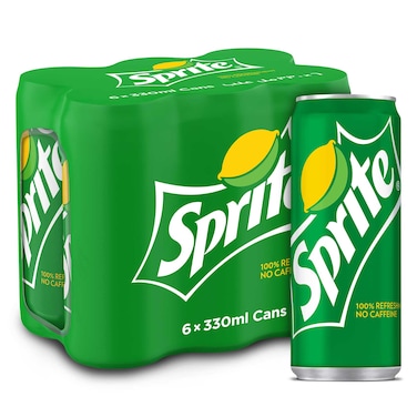 Sprite Regular 330ml x6