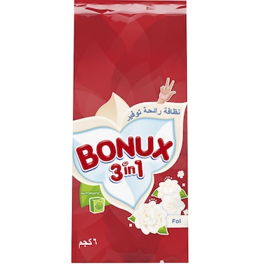 Bonux Automatic Powder Detergent, Fol - 6 kg