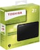 Toshiba 2TB Canvio Basics 2.5&quot; USB 3.0 Portable External Hard Drive, Black - HDTB420EK3AA