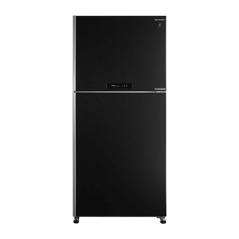 ثلاجة شارب ديجتال بتكنولوجيا البلازما كلاستر - نوفروست - 450 لتر - أسود - SJ-PV58G-BK