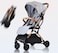 Fang Honelevo Baby Stroller Plane Lightweight Portable Travelling Pram Children Gray Color