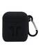 Generic Protective Silicone Case Cover For Apple Airpods With Carabiner Black
