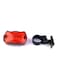 Beauenty Waterproof LED Rear Tail For Bike Red 6.8x3.9x2centimeter