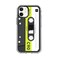 Casetify Cassette Collection Apple iPhone 12  Mini Case - 10 Ft. Impact Protection Shock Absorbing Cover, Anti-Microbial, Slim &amp; LightWeight, Wireless &amp; MagSafe Charging Compatible - Mixtape Neon