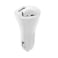 Borofone BC23 Car Charger With Wireless Headset 30mAh, White
