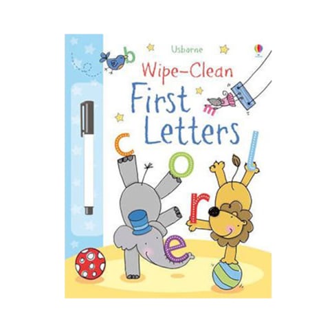 Wipe-Clean First Letters