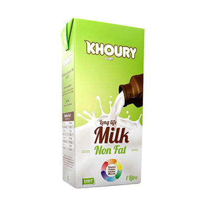 Dairy Khoury UHT Milk Non Fat 1L
