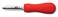 Victorinox 7.6399.3-X1 Oyster Knife 2-3/4-Inch Hooked Tip New Haven Style Blade, Red SuperGrip Handle