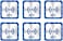 Rubik NFC 215 Tags NTAG215 Anti-Metal Ntag 215 Self-adhesive Stickers, Compatible TagMo and Amiibo, 504 Bytes Memory Fully Programmable RFID Key Token