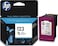 HP 123 Tri-Color Ink Cartridge, Cyan/Magenta/ Yellow - F6V16Ae