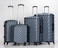 Set of 4 ABS Trolley Luggage With Number Lock 20,24,28,32 Inches