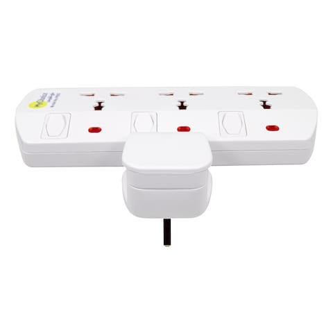 MyChoice 3-Way T-Shape Universal Wall Socket Adapter