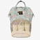 Sunveno Diaper Bag Green Dream XL w/ Sunveno Stroller Hooks