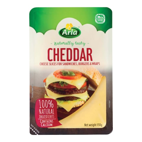 Arla Cheddar Cheese Slices 150G