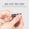 OLIGHT i1R 2 EOS 150 Lumens Tiny Rechargeable Keychain Flashlight EDC Mini LED Keyring Light with Built in Battery for Camping Hiking Dog Walking etc  Black