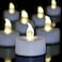 Flameless Tea Light Candles [12 Pack] Battery Operated Flickering LED Candles with Warm White Light for Wedding, Birthday Party, Holidays, Eid Ramadan Home Decoration
