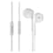 Etrain Hp61W Wired Earphone with Mic - White