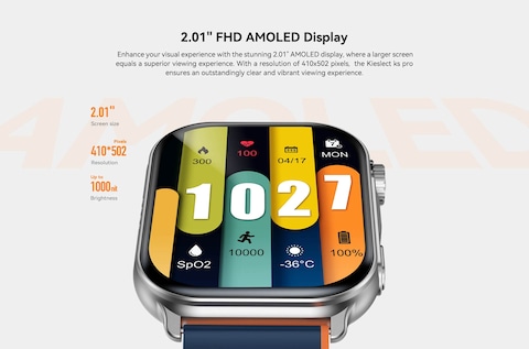 Kieslect Ks Pro Calling Smart Watch Silver
