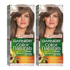 Buy Garnier Color Naturals Creme Nourishing Permanent Hair Colour 7.1 Ash Blonde Pack of 2 in UAE