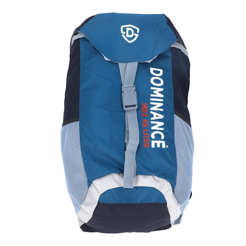 BACKPACK 45 IN CIDER BROWN RE-NYLON AND CALFSKIN TRIM