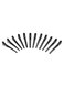 Generic 12-Piece Hairdressing Sectioning Hair Clip Set Black 10Centimeter