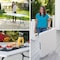 Lifetime, 6-Foot, Fold-In-Half Table, Rectangle, Residential, White Granite Colour, LFT-80333