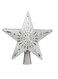 Christmas Tree Topper Lighted LED Rotating Sharp and Clear Projector 3D Star Tree Topper for Christmas Decoration-6 Design Slides- Silver