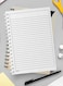 Lowha Spiral Notebook With 60 Sheets And Hard Paper Covers With Aesthetic Beauty Design, For Jotting Notes And Reminders, For Work, University, School
