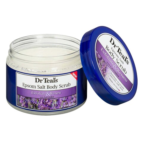 Dr Teal&#39;s Body Scrub Exfoliate And Renew With Lavender 454g