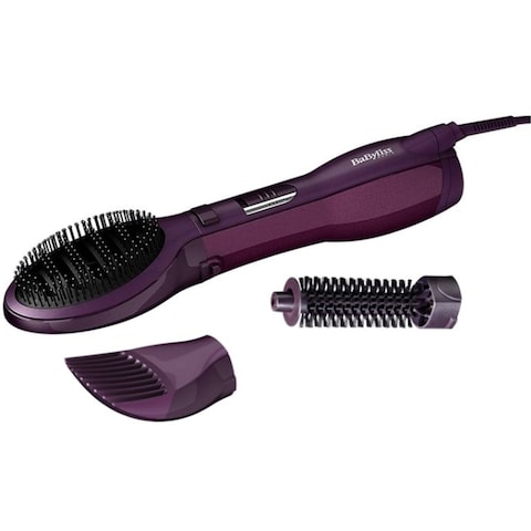 BaByliss AS115-SDE Hair Styler With 3 Attachments And Carry Case 1000W Purple