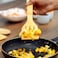 Royalford Organic Bamboo Kitchen Tools, RF10239, Spatula, Turner, Slotted Turner, Serving Spoon, Rice Spoon And Holder, Nonstick Kitchen Utensil Set, Non-Scratch Cookware Tools