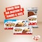 Kinder Cards Wafer Biscuits With Creamy Milk And Cocoa Filling 25.6g Pack of 5