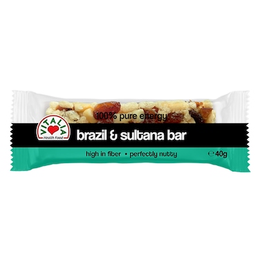 Vitalia Brazil And Sultana Chocolate Bar 40g