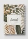 Lowha Spiral Notebook With 60 Sheets And Hard Paper Covers With English Name Amal Design, For Jotting Notes And Reminders, For Work, University, School