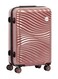 Biggdesign Lightweight Moods Up Carry On Luggage With Spinner Wheel And Lock System Rose Gold 24-Inch