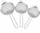 Lavish Tea Strainer 7cm 8cm 10cm Stainless Steel, 3 Pcs Sifting Loose Tea Cocktail Juice Oil Flour Spices Cooking Baking Sifter