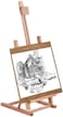 Generic Adjustable Tabletop H-Frame Wood Easel Assembled High-Quality Art Supplies For Artists Students School