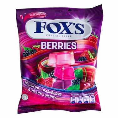 FOXS CANDY BAG BERRIES 90G