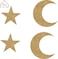 Eid Creations-Crescent Medallion 6in 4pc