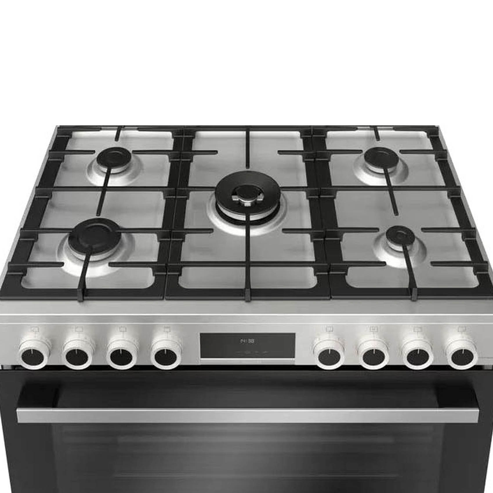 Bosch Series 8 Gas Range Cooker Cast Iron Pan Support Stainless Steel HIZ5G7W50M