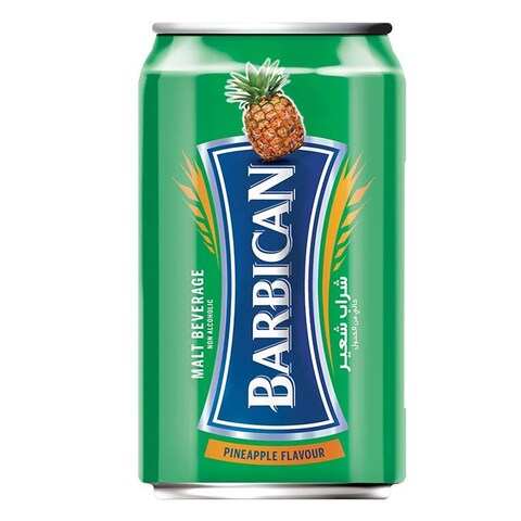 Barbican Can Pineapple 330ML Online | Carrefour Lebanon