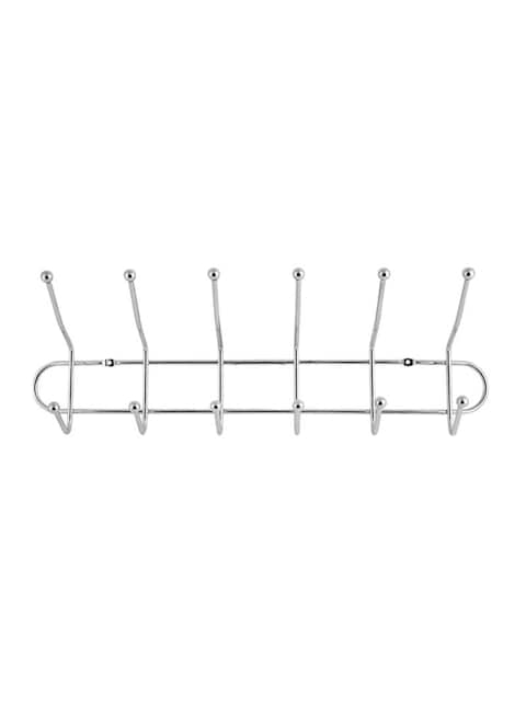 Royalford 6-Hook Metal Hanger Silver