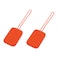 علامة تعريف الأمتعة من السيليكون باللون الأحمر عدد 2 قطعة