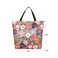 Sue's choice Reusable and Foldable Grocery Shopping Bags Waterproof Canvas, Large Durable Heavy Duty with Zipper for Travel Gym Backpack Weekender Overnight Bag