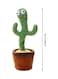 Xiuwoo Electric Dancing Cactus Plant Stuffed Toy With Music And Big Cute Eyes