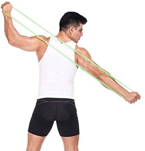 Generic 5Pcs/Set 60Cm Resistance Loop Bands Fitness Training Elastic Pull Rope Rubber Bands Sports Yoga Exercise Gym Expander Equipm