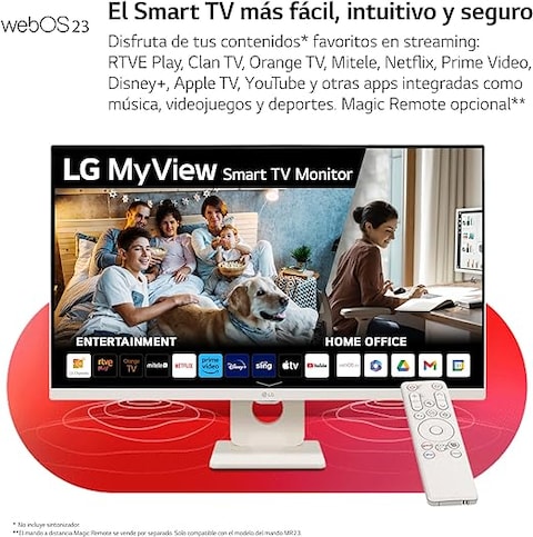 LG Smart 27SR50F-W Monitor