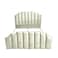 In House Taj Velvet Bed Frame - Queen - 200x140 cm - Ivory