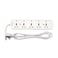 5-way universal socket with Individual Switches and 4Meter cable